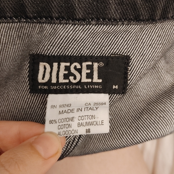 Diesel Black Denim Jacket - Picture 7 of 7